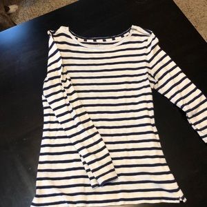 LOFT zipper shoulder l/s tee